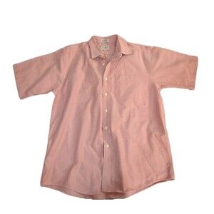 L.L. Bean Vintage 90's Short Sleeve Buttondown. Made in Costa Rica. 16/Med.